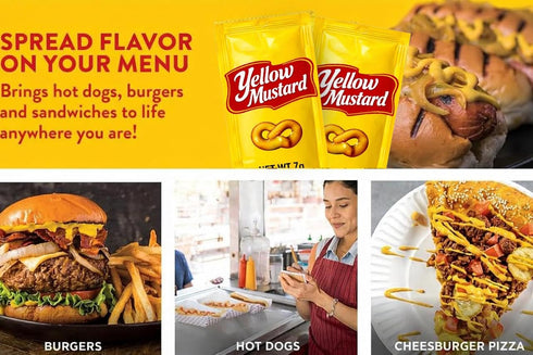 PailSail 7gm Pack) Packets (150 200 300 400 1000) Pack (300 Pack, 300 Count) Yellow Mustard - (Multiple | Condiment | |