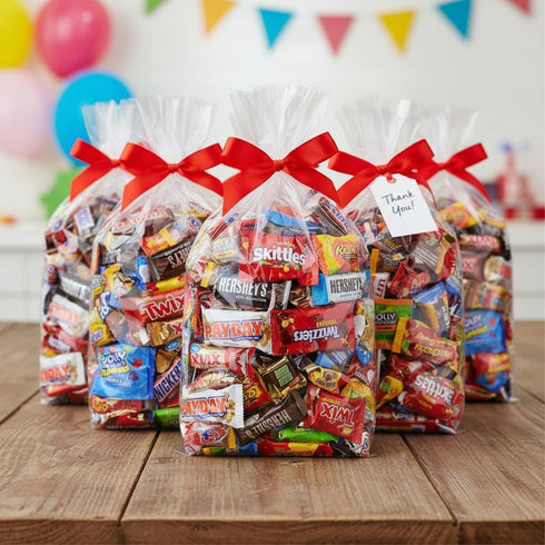 Yummy Chew Pack 5lb 5 Assorted Chocolate and Candy Variety Bulk - Bulk Chocolate Candy Individually Wrapped - Assorted