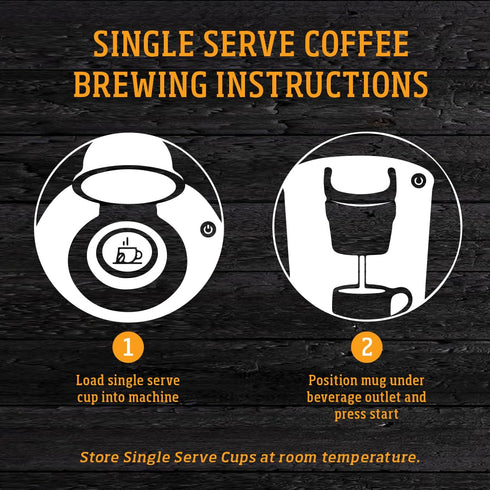 100% 36 Count Yellowstone Ranch House Dark Roast Coffee, Single Serve Recyclable Pods/Cups, Arabica Beans