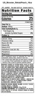 15.5 Pack 15 Monster Rehab Peach Tea + Energy, Energy Drink, Ounce | Energy Iced Tea