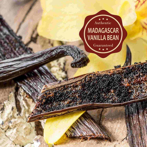 12 GRELIM Madagascar Vanilla Beans New Season Grade A Whole Vanilla Pods Great for Vanilla Extract and Baking