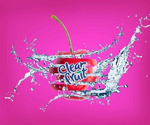 Clear Fruit 12 Pack 20 Water Ounce Bottles Non Carbonated Water Beverage (Strawberry Melon)