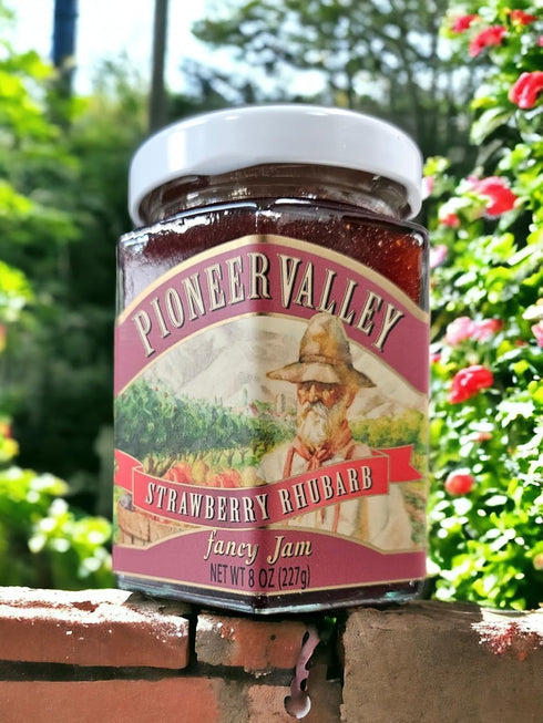 Gourmet Strawberry Rhubarb Jam by Pioneer Valley