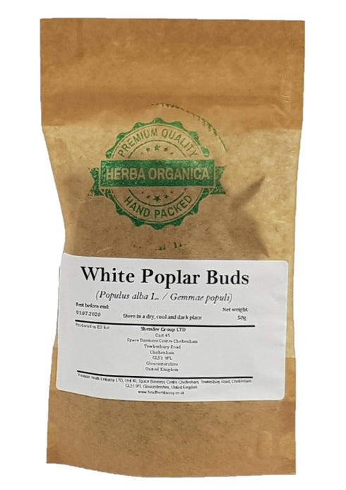 Populus Alba L White Poplar Buds - Herba Organica (50g)