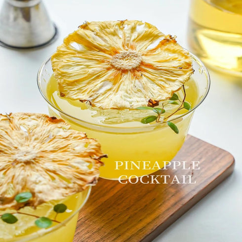 7.06oz(200g) TXDYNLLK Dried Pineapple Slices - Dehydrated Pineapple for Cocktail Garnish, Drinks, Baking, and Fruit Tea