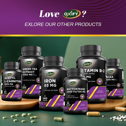 Oxify 1400 120 Apple Pectin mg | Capsules | Gluten-Free, Non-GMO | Supplement Made in USA