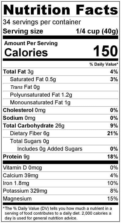 Montana Gluten Free 3 Gluten Free Oat Bran - Pound Bag