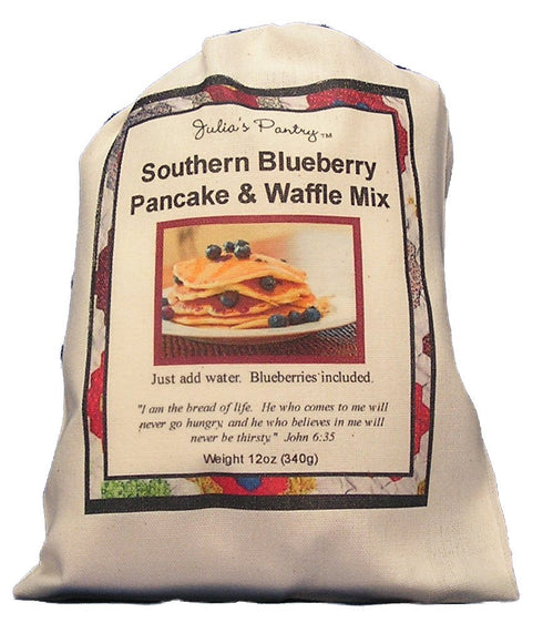 Julia's Pantry Blueberry Pancake and Waffle Mix with Real Blueberries