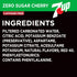 7UP 12 oz 12 pack Cherry Zero Sugar Soda, fl cans