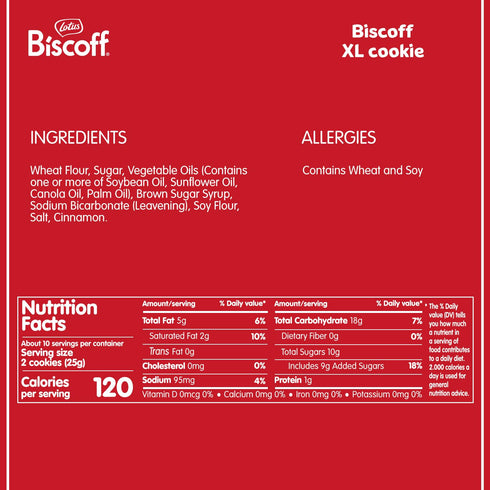 (20 2 0.9 (Pack 20) Lotus Biscoff Cookies, Caramelized Biscuit Cookie Snack, Dispenser Box sleeves of extra large