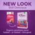 5 Count (Pack 16) Plum Organics Teensy Snacks Soft Fruit - Mixed Berry - - Organic Toddler Food Fruit Snacks