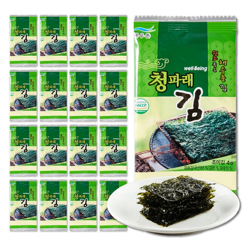 KIM'S TABLE- Sea Salt - 25 Count - Organic Roasted Seaweed Sheets