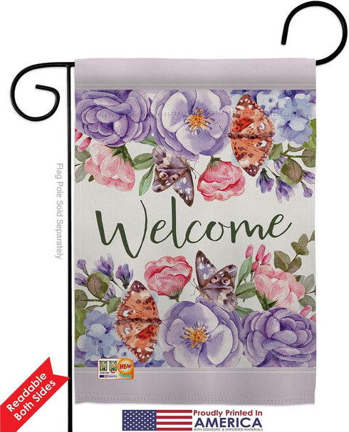 Set 13 18.5 Colorful Bouquet Garden Flag Wall Hanger Floral Sunflower Tulip Rose Orchid Lilies Season Springtime Flower