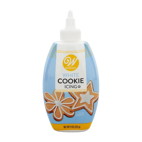 Wilton Cookie Icing, Fast-Drying Squeeze Bottle, 7.5 oz, White, for Decorating Cookies