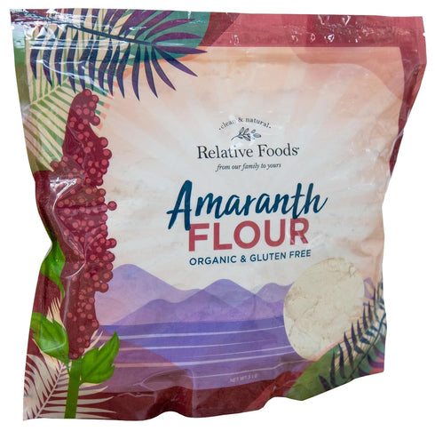 Relative Foods Organic Amaranth Flour Gluten-Free, High Protein Organic Millet Flour Amaranth