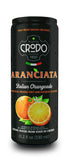 11.2 Oz. (Pack 24) Fonti Di Crodo Aranciata, Italian Sparkling Orangeade, Cans