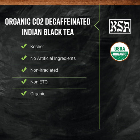 CO2 16 Frontier Bulk Indian Black Decaf., Organic, Fair Trade Certified, Ounce