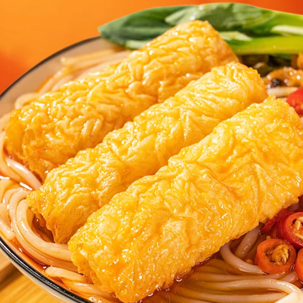 MQZHUK Bean curd skin fried tofu puffs tofu skin fried soybean curd