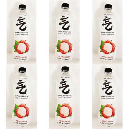 Generic Sparkling Water,Lychee Fizzy Sparkling Water, Sugar Free, Zero Calories, 16.2 fl oz,