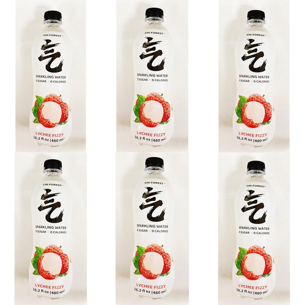 Generic Sparkling Water,Lychee Fizzy Sparkling Water, Sugar Free, Zero Calories, 16.2 fl oz,