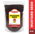 jimidar 5 LB 80 oz SHUDH Black Mustard Seed | | Whole Spice (Kali Rai) ~ All Natural | Gluten Friendly | NON-GMO |