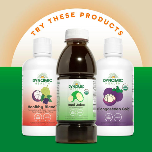 100% Immune 32 oz Dynamic Health Graviola Blend, Mangosteen, Nopal and Aloe, Organic, No Additives, System Support