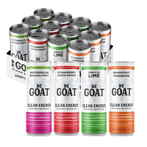 BeGOAT Clean Energy | OG Variety Pack | 6 Ingredients, Plant-Based, Non-GMO,
