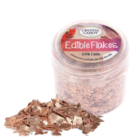 Crystal Candy Edible Flakes – 6g Edible Flakes for Cakes, Desserts, Food – Food-Grade Foil Flakes for Decorating