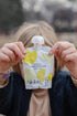 (Pack 24) White Leaf Applesauce Pouches, Organic Toddler Snack - No Added Sugar Banana Apple Sauce Pouch, Non-GMO