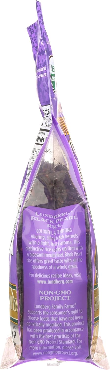 16 Lundberg Family Farms Black Pearl Rice, Ounce