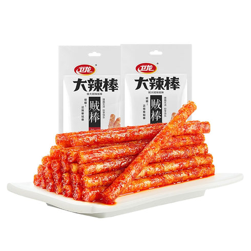 NERSQELX Spicy Strips - Spicy Gluten Latiao, Chinese Special Casual Snack Food, Made