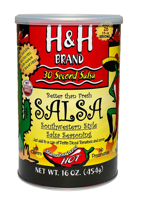 30 Second Salsa Seasoning Mix - Hot, (16-oz. Can Makes 26, 15-oz.