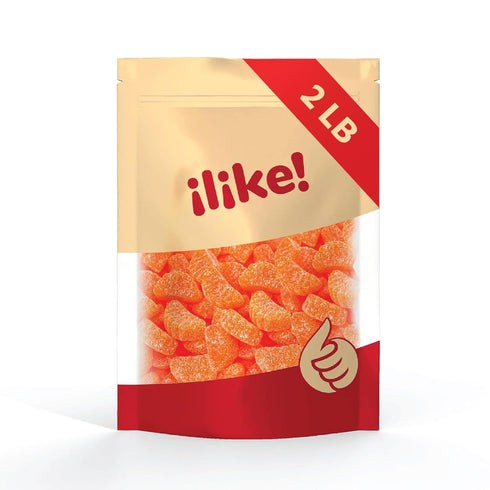 2-Pound Orange Slices Jelly Candy | Bag | Sugar-Dusted | Gelatin-Free