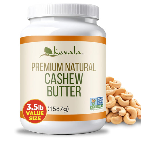 Kevala Cashew Butter - Premium Natural Cashew Cream for Baking and Cooking,