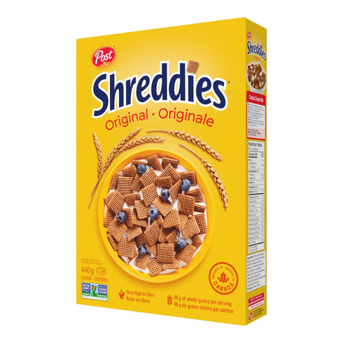 Post 440g/15.4 oz., Shreddies Breakfast Cereal {Imported from Canada}