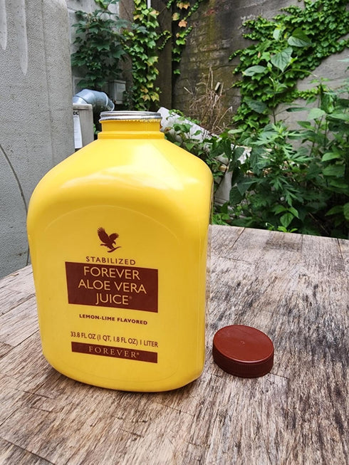 33.8oz Aloe Vera Juice with Lemon Gel Flavor - Forever Retain The Quality That Nature Created