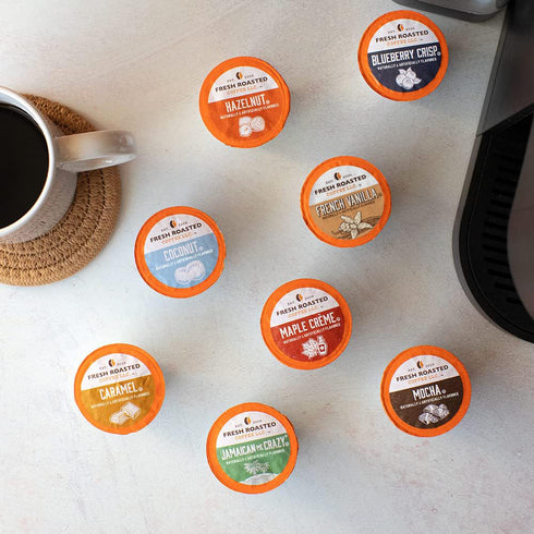 Pack, 96 Count Fresh Roasted Coffee, The Great Eight, Flavored Coffee Pod Variety K-Cup Compatible