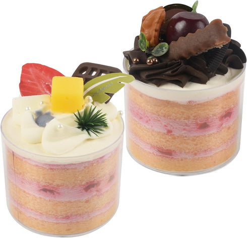 Fake Fruit Cupcake Simulation Sprinkle Artificial Food Cake Mixed Model Kitchen Decoration