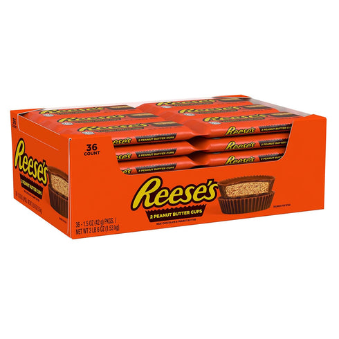 Packs, 1.5 oz (36 Count) REESE'S Milk Chocolate Peanut Butter Cups, Candy