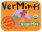 VerMints Organic GingerMint Breath Mints, 1.41oz Tins, Pack of 6, Non-GMO, Vegan