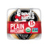 15g 5 Count Dave's Killer Bread Plain Awesome Bagels, Organic Bagels, Whole Grains per Bagel