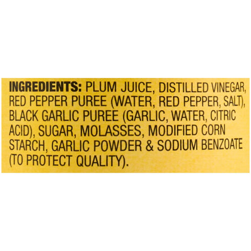 8 oz Simply Asia Hot Sauce, Black Garlic, Sweet and Savory Heat Made with Red Pepper and Black Garlic for Noodles