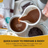 (1.5g Good Dees Sipping Chocolate Keto Drink Mix, Chocolate Flavor Low Carb Hot Cocoa Mix, No Sugar Added, Gluten Free