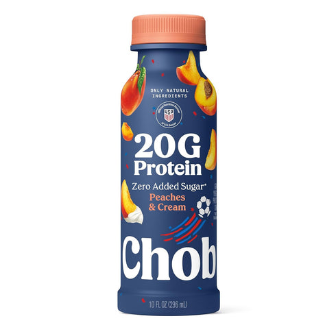 Chobani 20g Lowfat Greek Yogurt Drink Peaches & Cream 10 fl oz