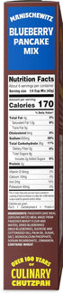 9oz (2 Pack) Manischewitz Real Blueberry Pancake Mix, Dairy Free, with Real Blueberries Kosher (including Passover)