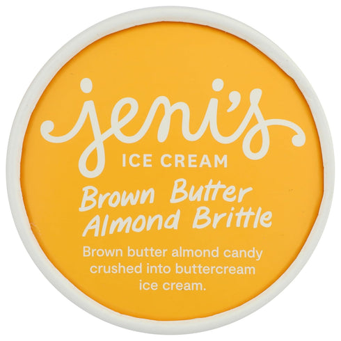 Jeni's 16 oz (Frozen) Splendid Ice Creams Brown Butter Almond Brittle Ice Cream