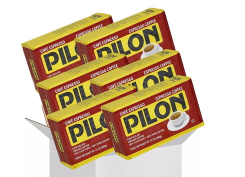 PILON 10oz 284g (Pack 06) Ground Espresso Coffee |
