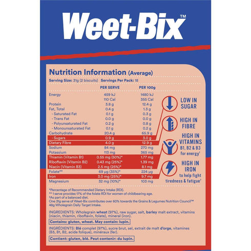 Weet-Bix 375g Sanitarium (Made in Australia)