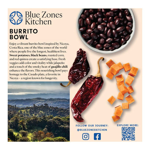 9 OZ Blue Zones Kitchen Burrito Bowl
