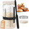 57oz Sourdough Starter Jar Kit, Extra Large Capacity Sourdough Jar, Wide Mouth